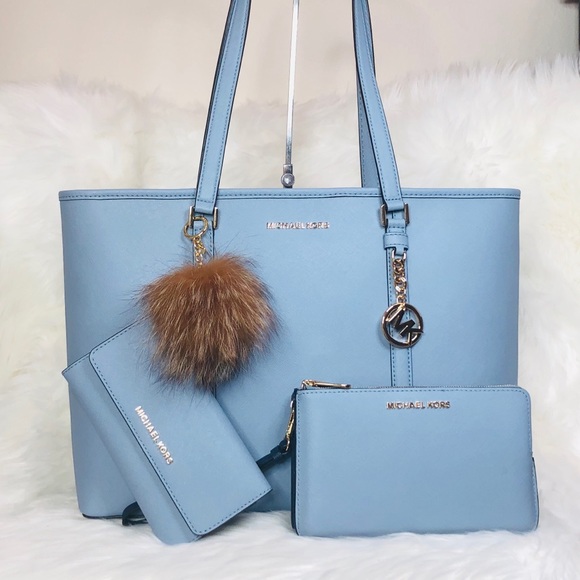 Michael Kors Handbags - 4PCS Michael Kors Large Sady Tote Wallet Clutch